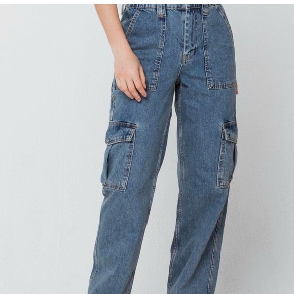 BDG Urban Outfitters Cargo Jeans Skate Fit W25 L32 - Picture 1 of 8